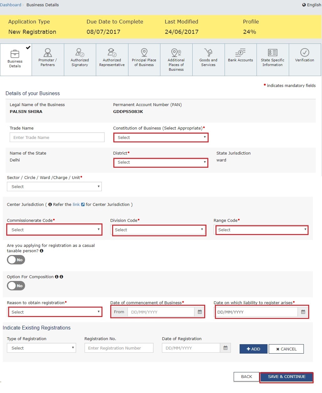 GST-Registration-Business Information