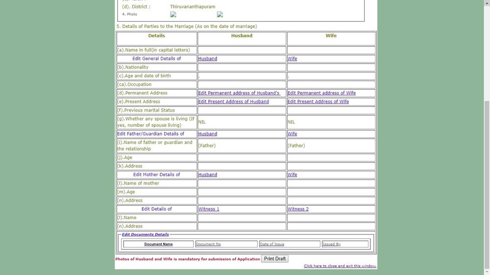 Certificate site for marriage Replace Your