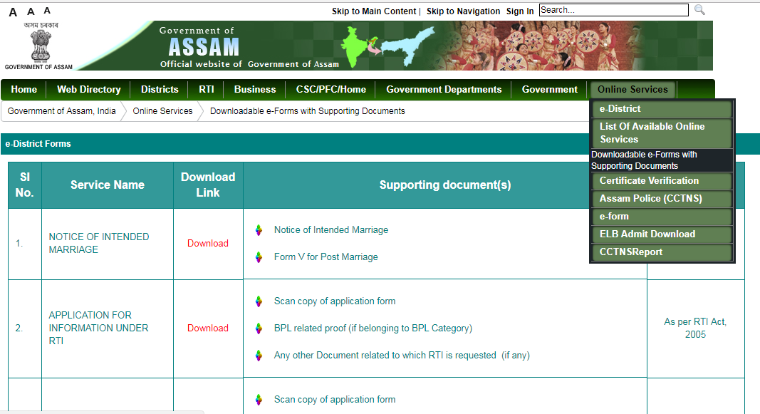 Assam-Domicile-Certificate-Download-e- Forms
