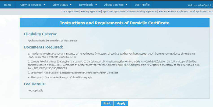 West-Bengal-Domicile-Certificate-Instruction