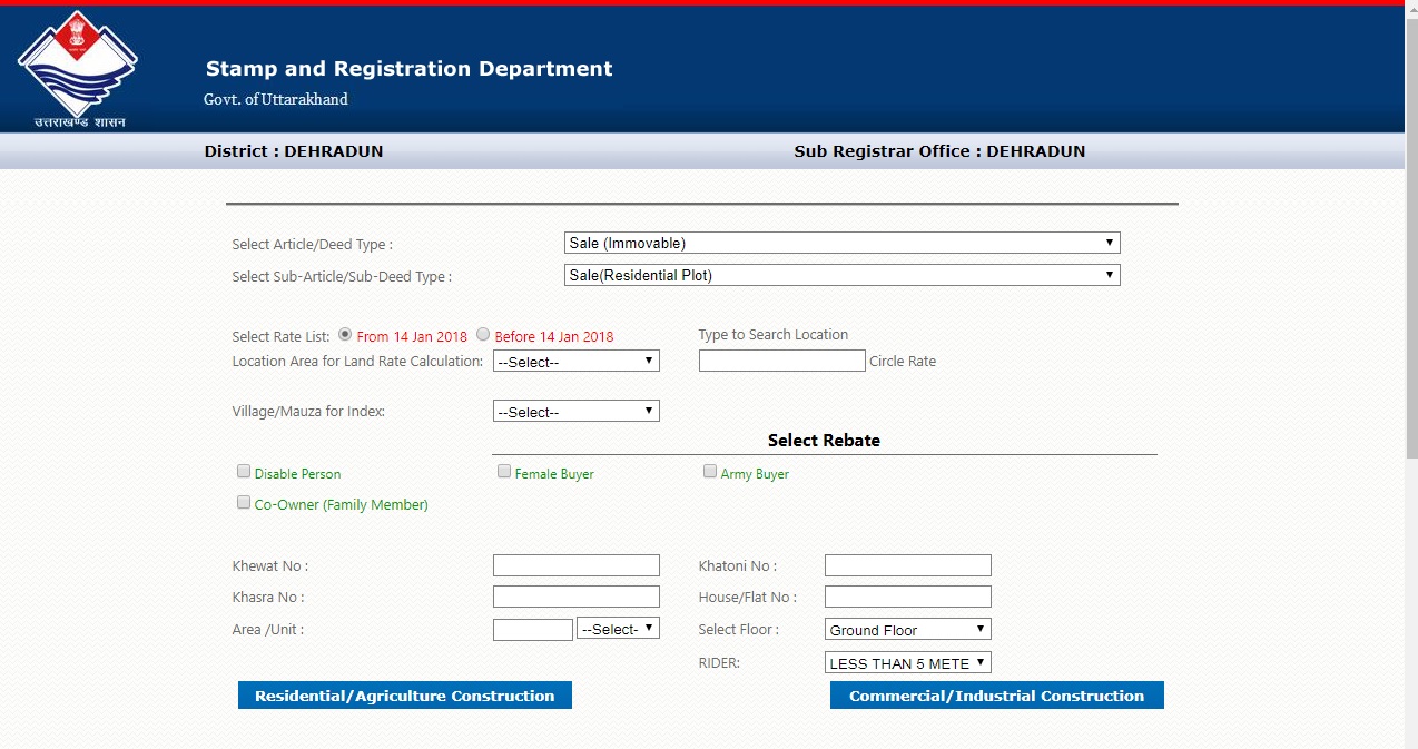 Image 5 Uttarakhand Property Registration