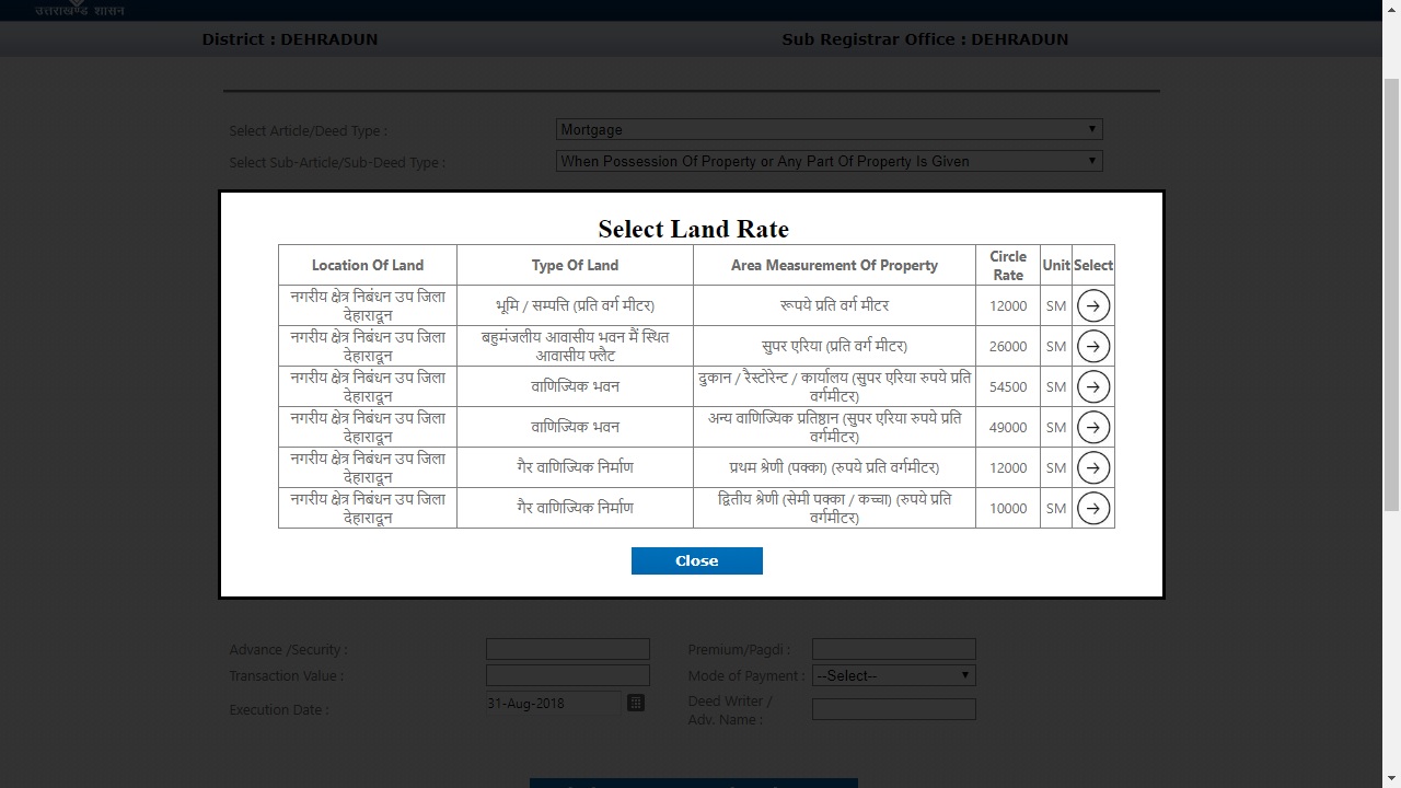 Image 6 Uttarakhand Property Registration