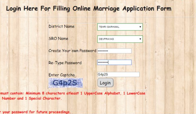 Uttarakhand-Marriage-Certificate-Login-Details