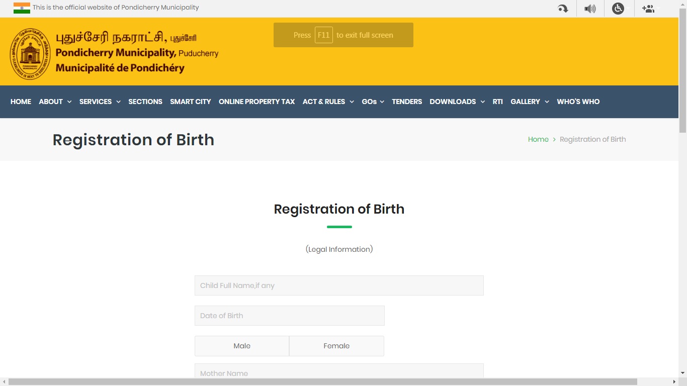 Pondicherry-Birth-Certificate-Birth-Registration