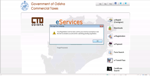 Odisha Professional Tax - Message