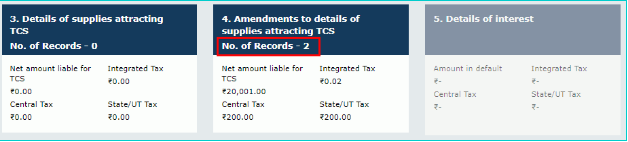 4.Amendments to details of supplies attracting TCS