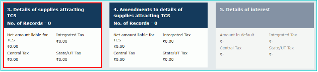 Details of supplies attracting TCS
