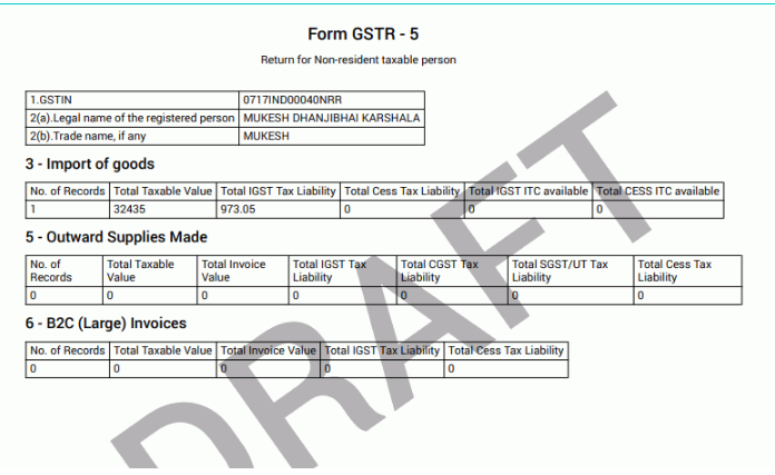 Form GSTR-5 - Image 20