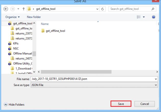 Image 22 Modify GSTR 1 Return File Using Returns Offline tool
