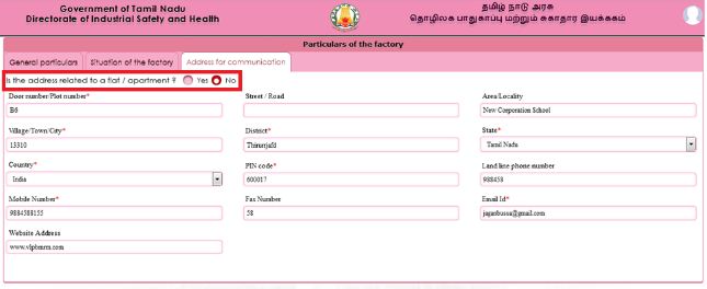 Image 4 Tamil Nadu Factory Registration