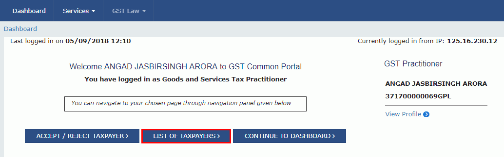 Step 2- Activities of a GST Practitioner