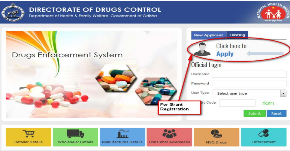 Step 2 - Odisha Drug License