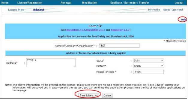 Telangana FSSAI Registration and License- Image 5