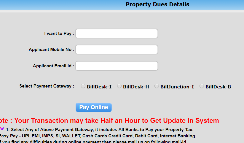 Step 7 - Pune Property Tax