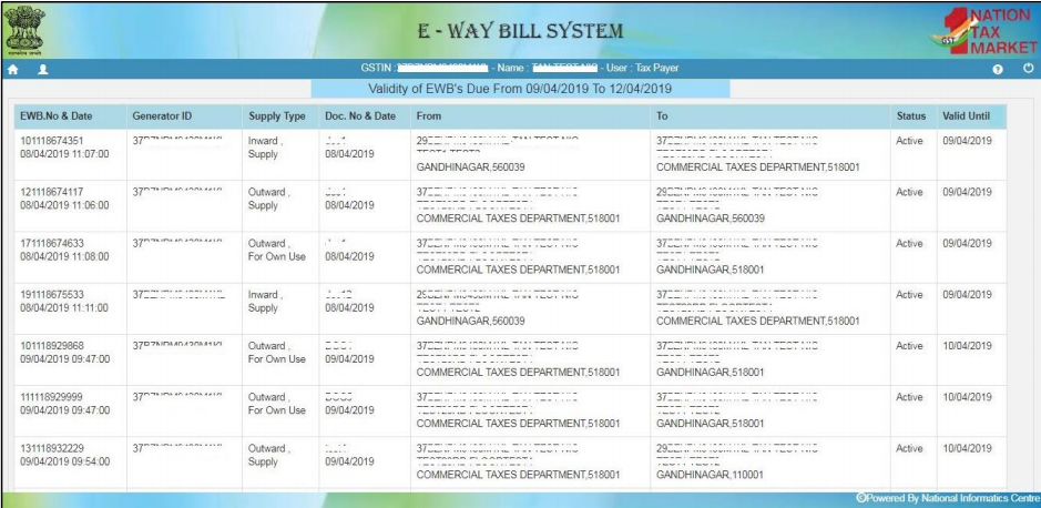 Image 9 Enhancement in e-Way Bill System