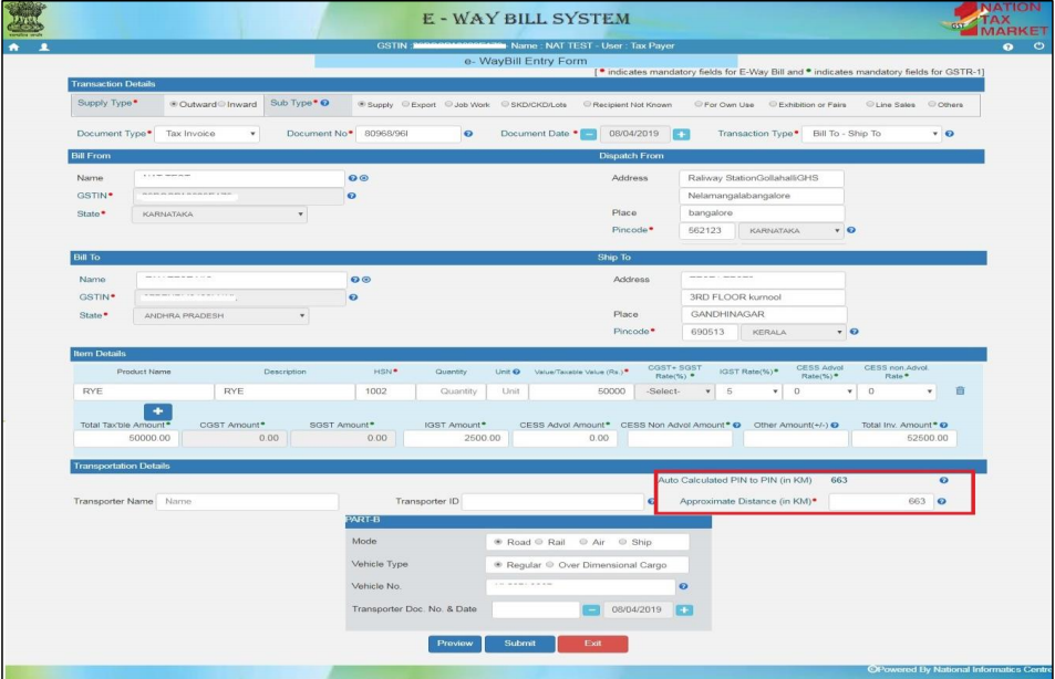 Image Enhancement in e-Way Bill System