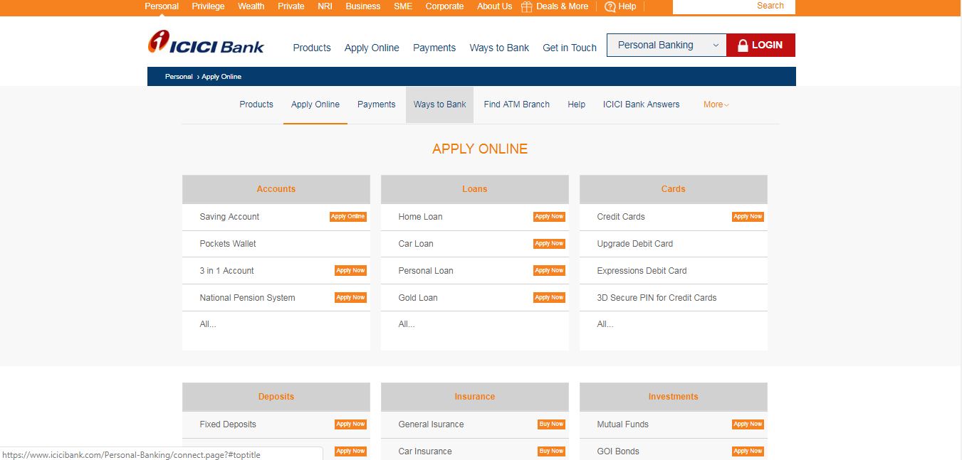 icici bank home loan track record online