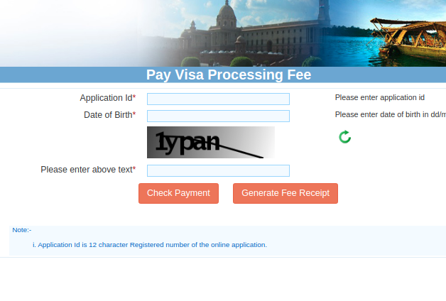 Step-13: e-Visa for India