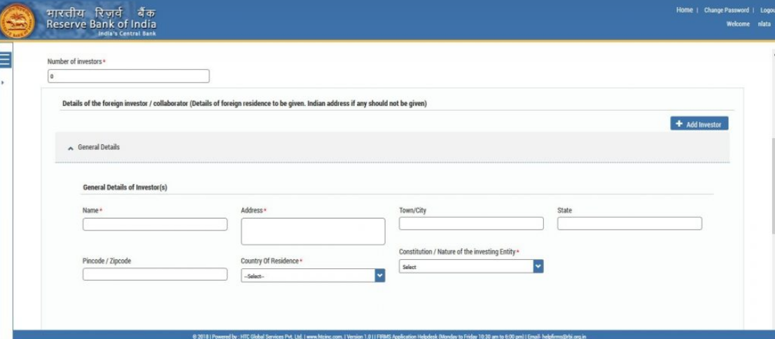 Filing Form FC-GPR- FI details