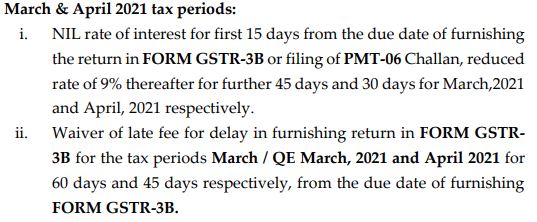 Highlights of 43rd GST Council Meeting - March and April 2021 tax periods