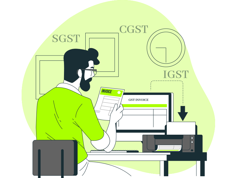 What is the difference begtween CGST and SGST? What are the benefits of getting GST registration