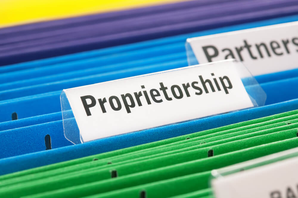 What is meant by a proprietorship firm